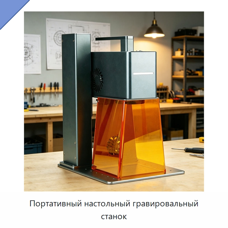 Портативный настольный гравировальный станок — Лазерные маркировочные станки
