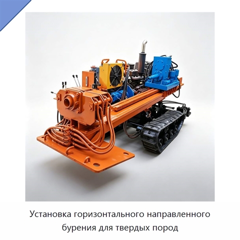 Установка горизонтального направленного бурения для твердых пород