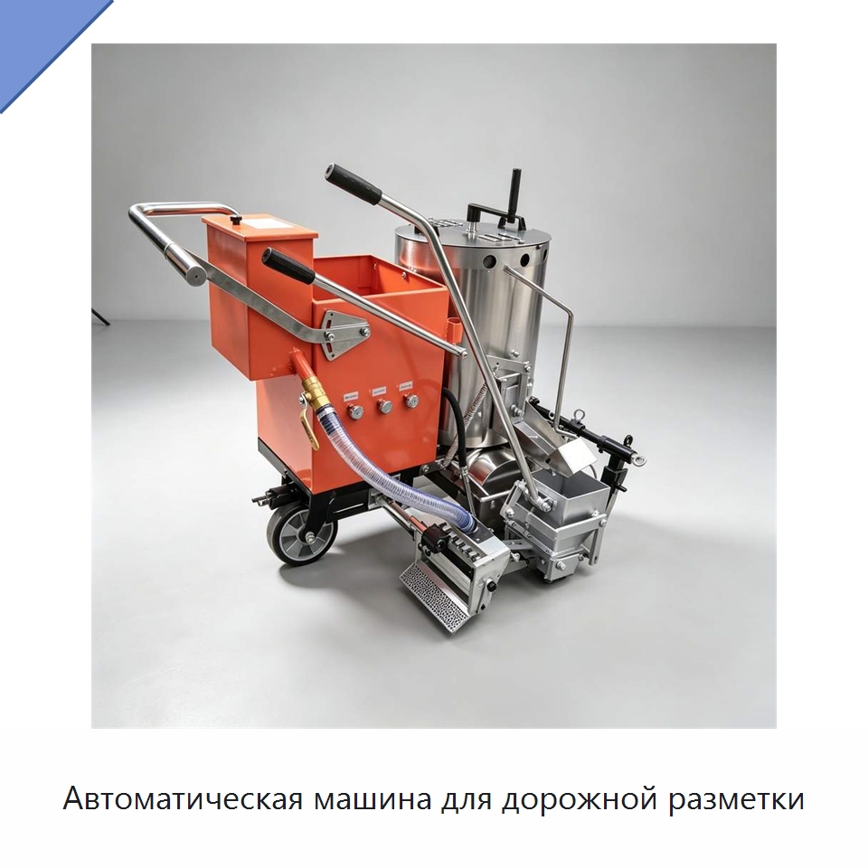 Автоматическая машина для дорожной разметки — Дорожная техника