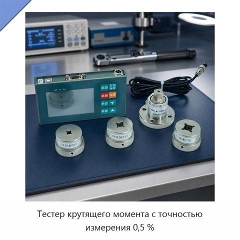 Тестер крутящего момента с точностью измерения 0,5 %