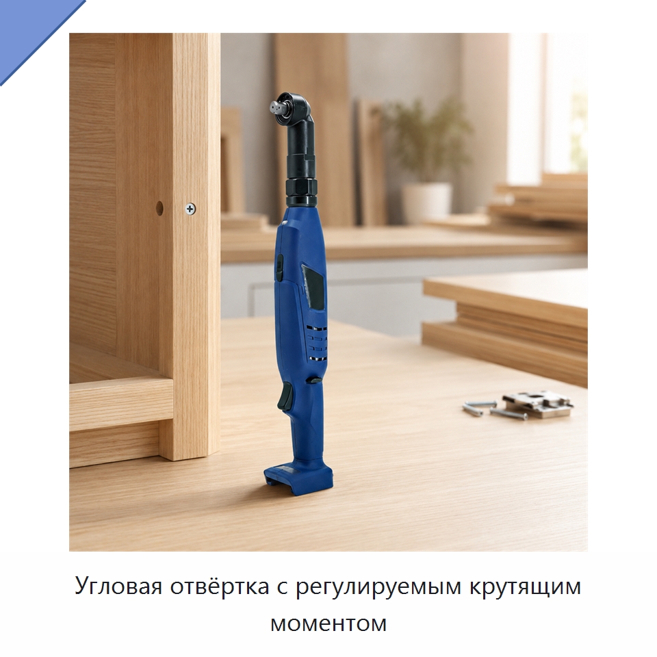 Угловая отвёртка с регулируемым крутящим моментом — Электрические отвертки