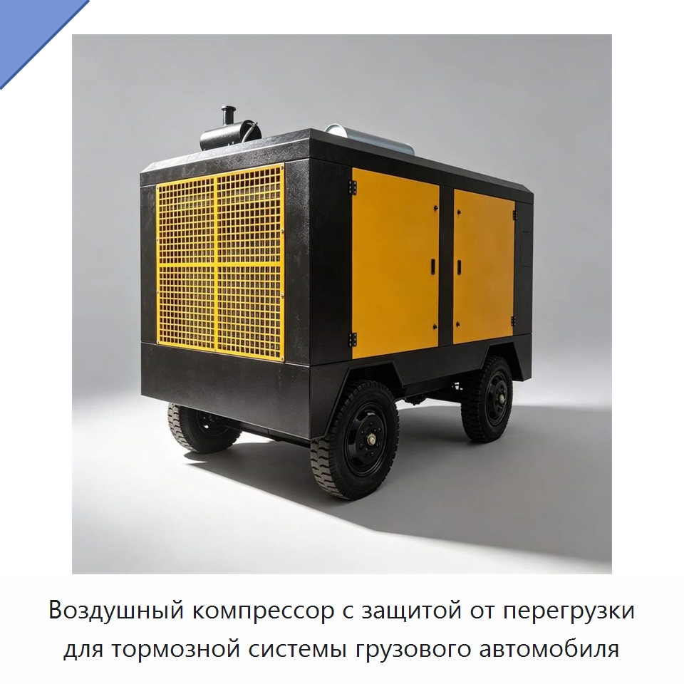 Воздушный компрессор с защитой от перегрузки для тормозной системы грузового автомобиля — Запчасти для оборудования по производству строительных материалов