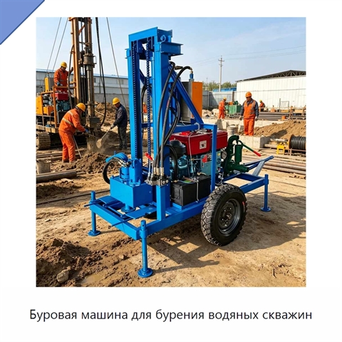 Буровая машина для бурения водяных скважин