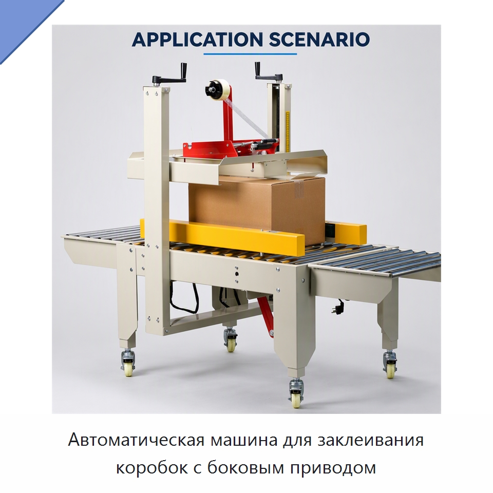 Автоматическая машина для заклеивания коробок с боковым приводом — Запаечные машины