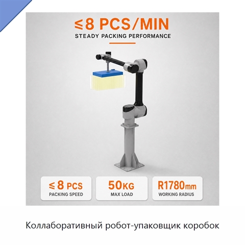 Коллаборативный робот-упаковщик коробок