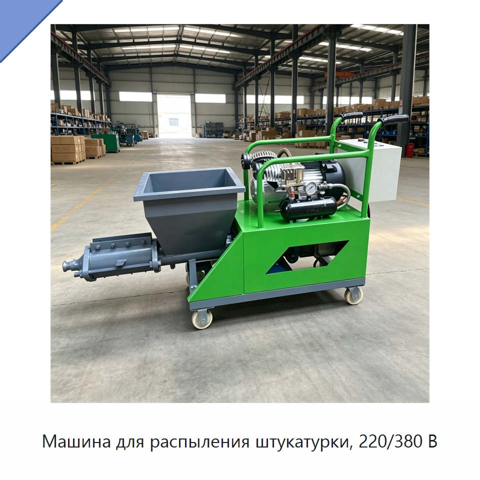 Машина для распыления штукатурки, 220/380 В — Оборудование для работы с бетоном