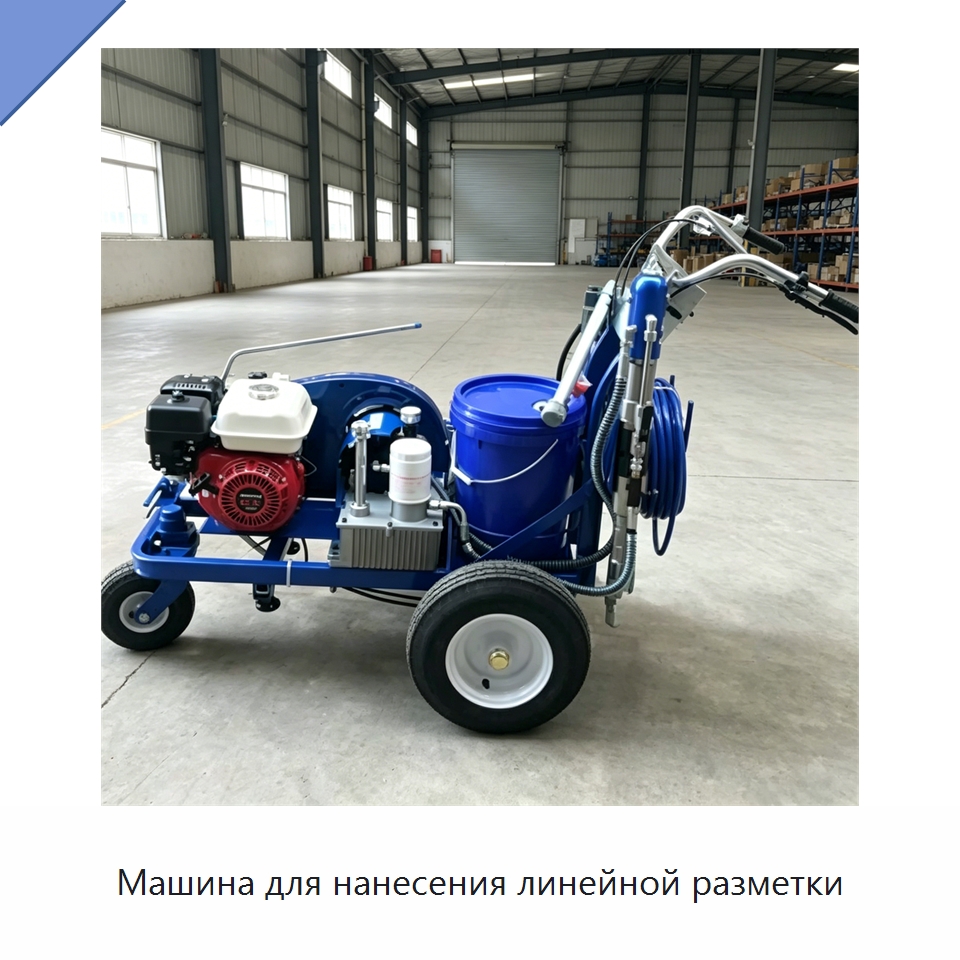Машина для нанесения линейной разметки — Дорожная техника