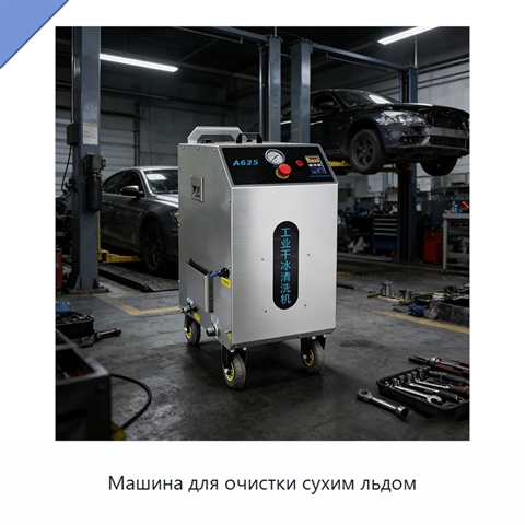 Машина для очистки сухим льдом