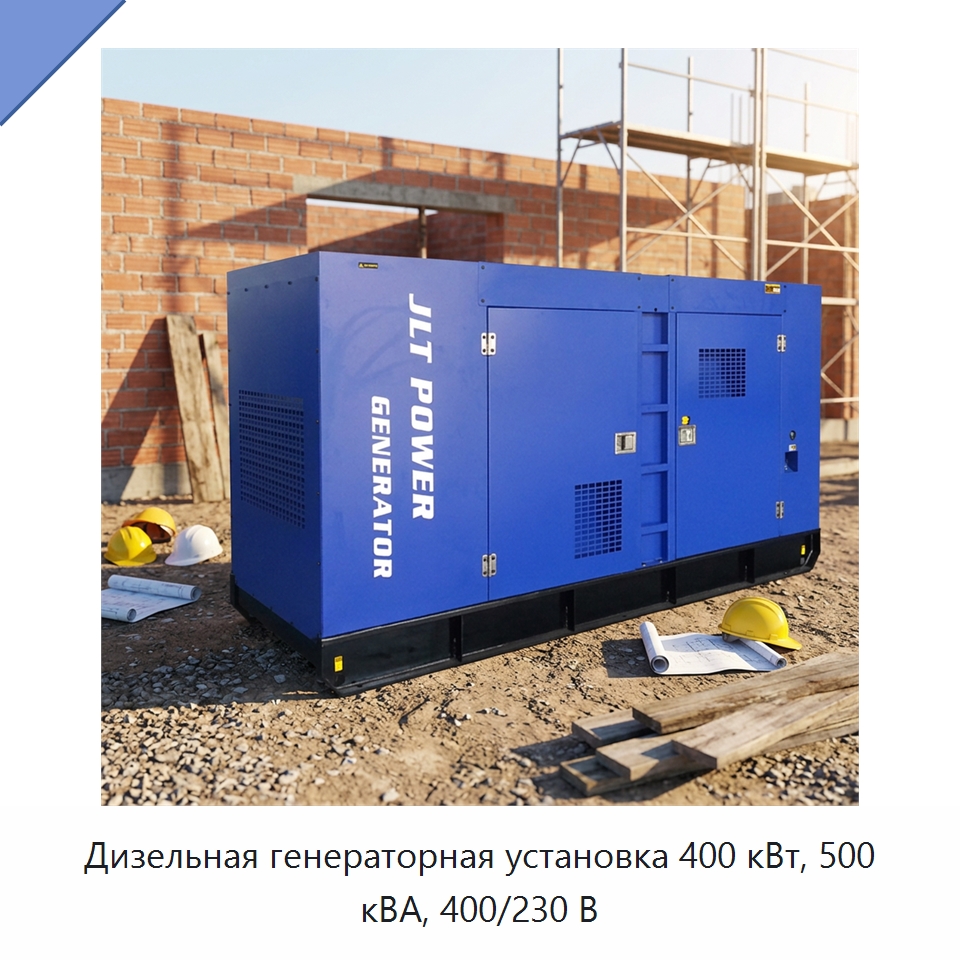 Дизельная генераторная установка 400 кВт, 500 кВА, 400/230 В — Дизельные генераторы