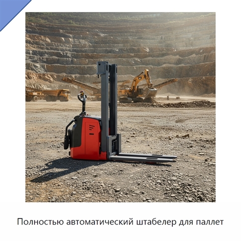Полностью автоматический штабелер для паллет