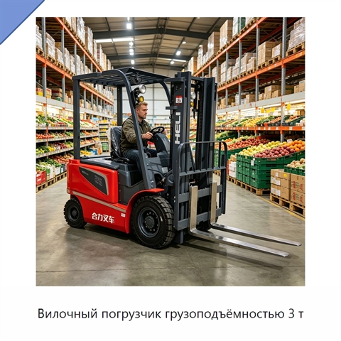 Вилочный погрузчик грузоподъёмностью 3 т