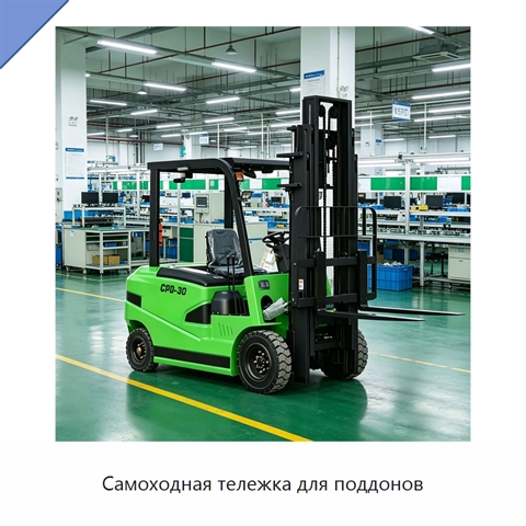 Самоходная тележка для поддонов