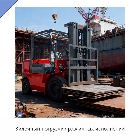 Вилочный погрузчик различных исполнений