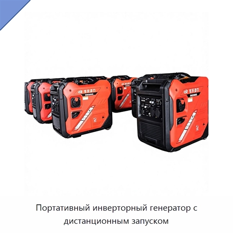 Портативный инверторный генератор с дистанционным запуском