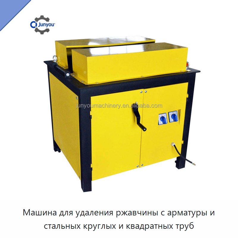Машина для удаления ржавчины с арматуры и стальных круглых и квадратных труб — Полировальные станки по металлу