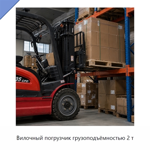 Вилочный погрузчик грузоподъёмностью 2 т