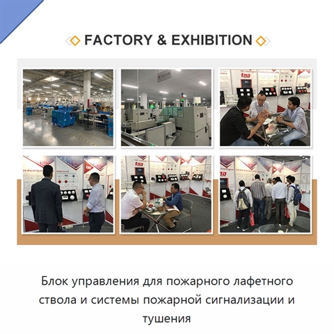 Блок управления для пожарного лафетного ствола и системы пожарной сигнализации и тушения