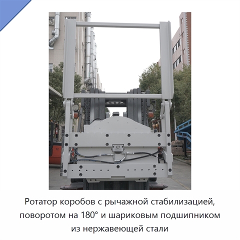 Ротатор коробов с рычажной стабилизацией, поворотом на 180° и шариковым подшипником из нержавеющей стали