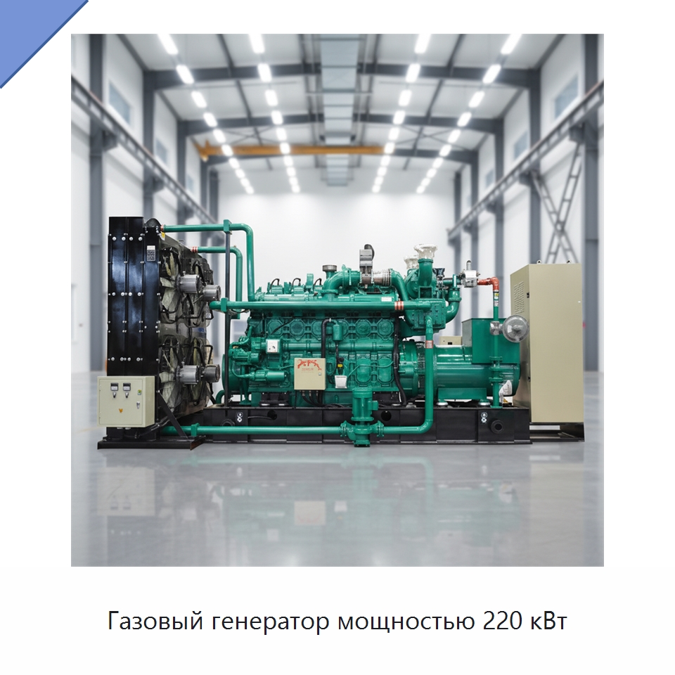 Газовый генератор мощностью 220 кВт — Газотурбинные генераторы