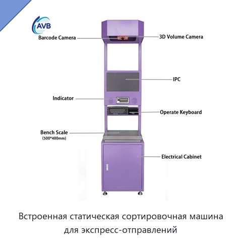 Встроенная статическая сортировочная машина для экспресс-отправлений