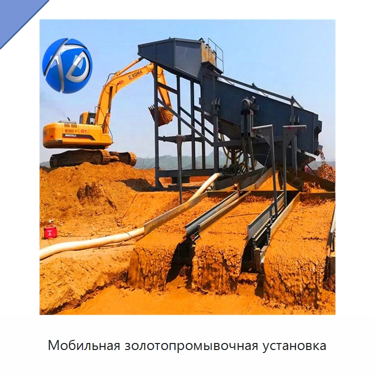 Мобильная золотопромывочная установка — Горнодобывающее оборудование