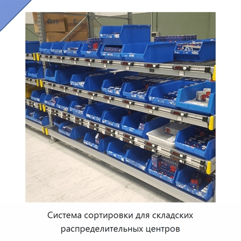 Система сортировки для складских распределительных центров