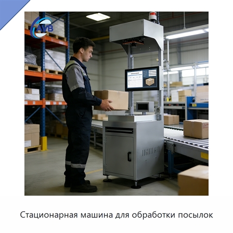 Стационарная машина для обработки посылок