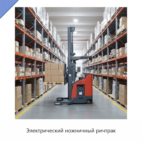 Электрический ножничный ричтрак