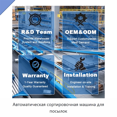Автоматическая сортировочная машина для посылок