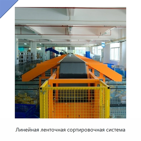 Линейная ленточная сортировочная система