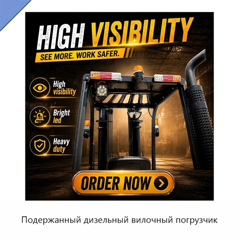 Подержанный дизельный вилочный погрузчик