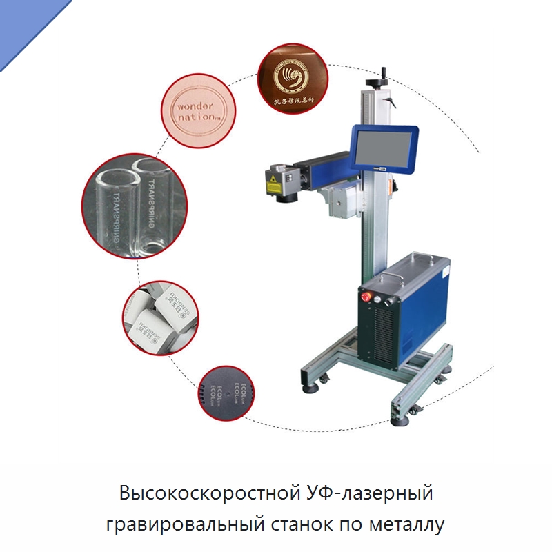 Высокоскоростной УФ-лазерный гравировальный станок по металлу — Лазерные маркировочные станки