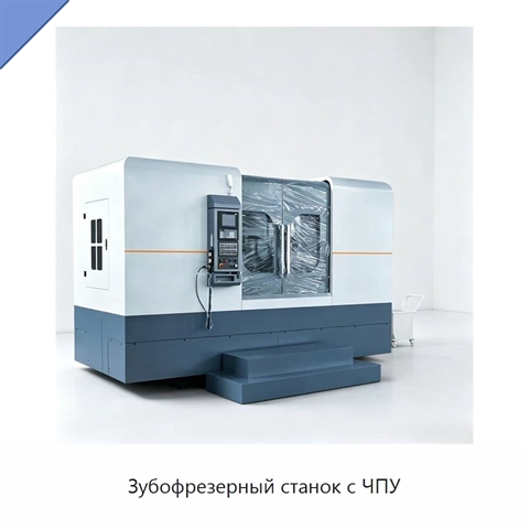Зубофрезерный станок с ЧПУ