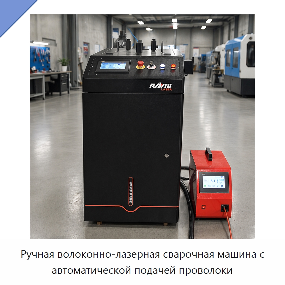 Ручная волоконно-лазерная сварочная машина с автоматической подачей проволоки — Установки лазерной сварки