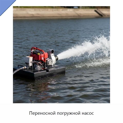 Переносной погружной насос