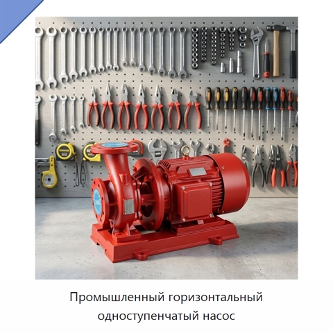 Промышленный горизонтальный одноступенчатый насос