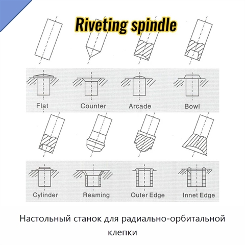 Настольный станок для радиально-орбитальной клепки