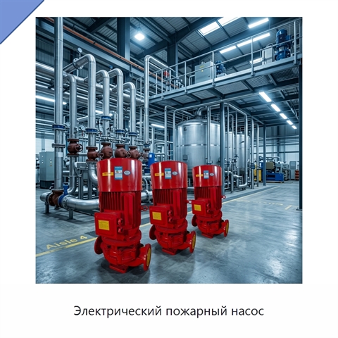 Электрический пожарный насос