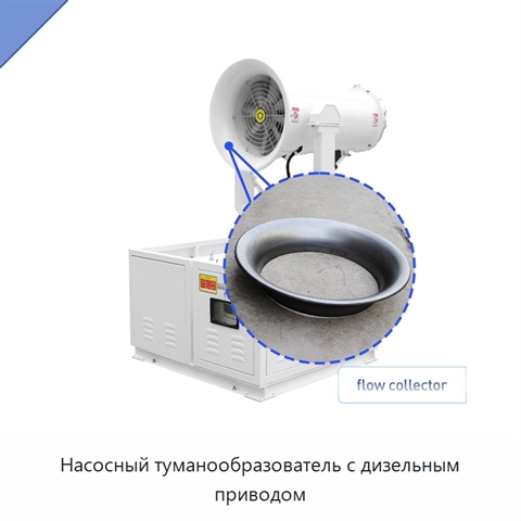 Насосный туманообразователь с дизельным приводом