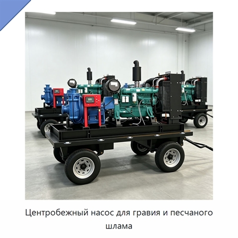 Центробежный насос для гравия и песчаного шлама