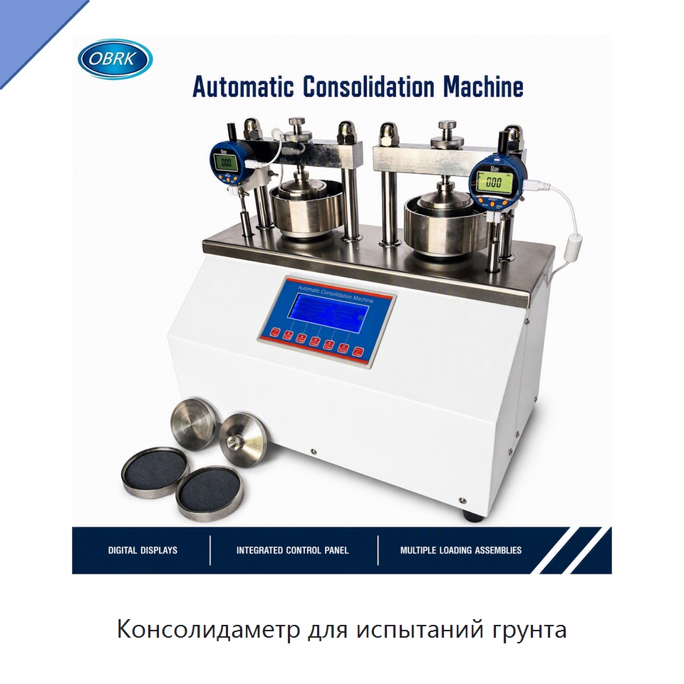 Консолидаметр для испытаний грунта — Испытательное оборудование