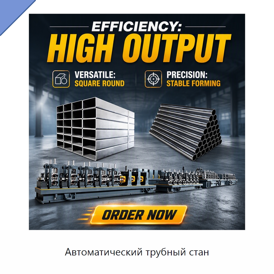 Автоматический трубный стан — Оборудование для производства труб