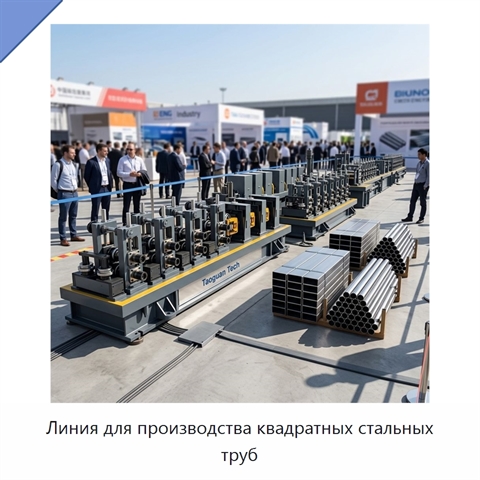 Линия для производства квадратных стальных труб
