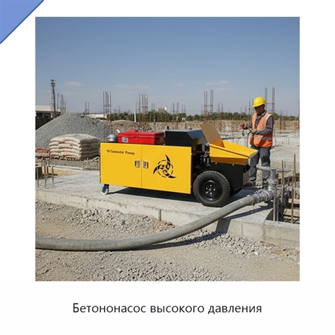 Бетононасос высокого давления