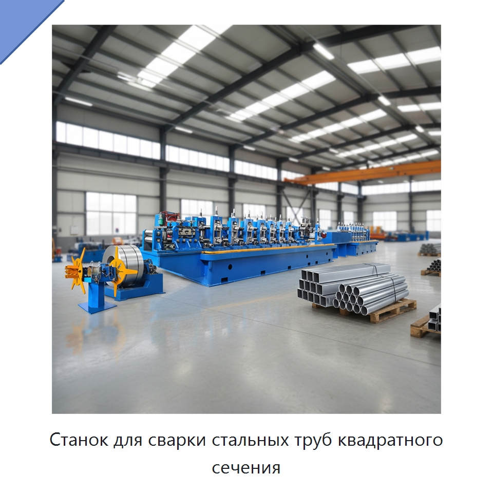 Станок для сварки стальных труб квадратного сечения — Оборудование для производства труб