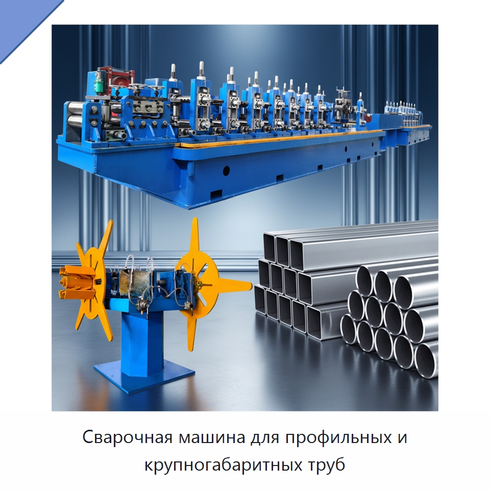 Сварочная машина для профильных и крупногабаритных труб — Оборудование для производства труб