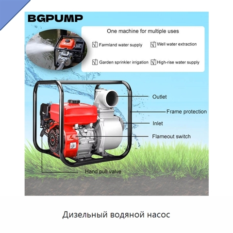 Дизельный водяной насос