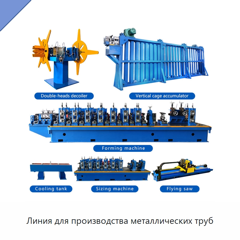 Линия для производства металлических труб — Линии для производства труб