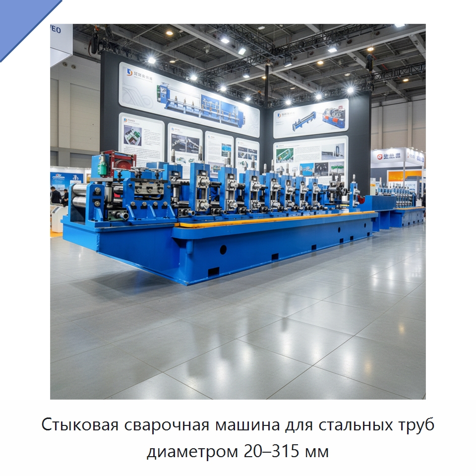 Стыковая сварочная машина для стальных труб диаметром 20–315 мм — Оборудование для производства труб