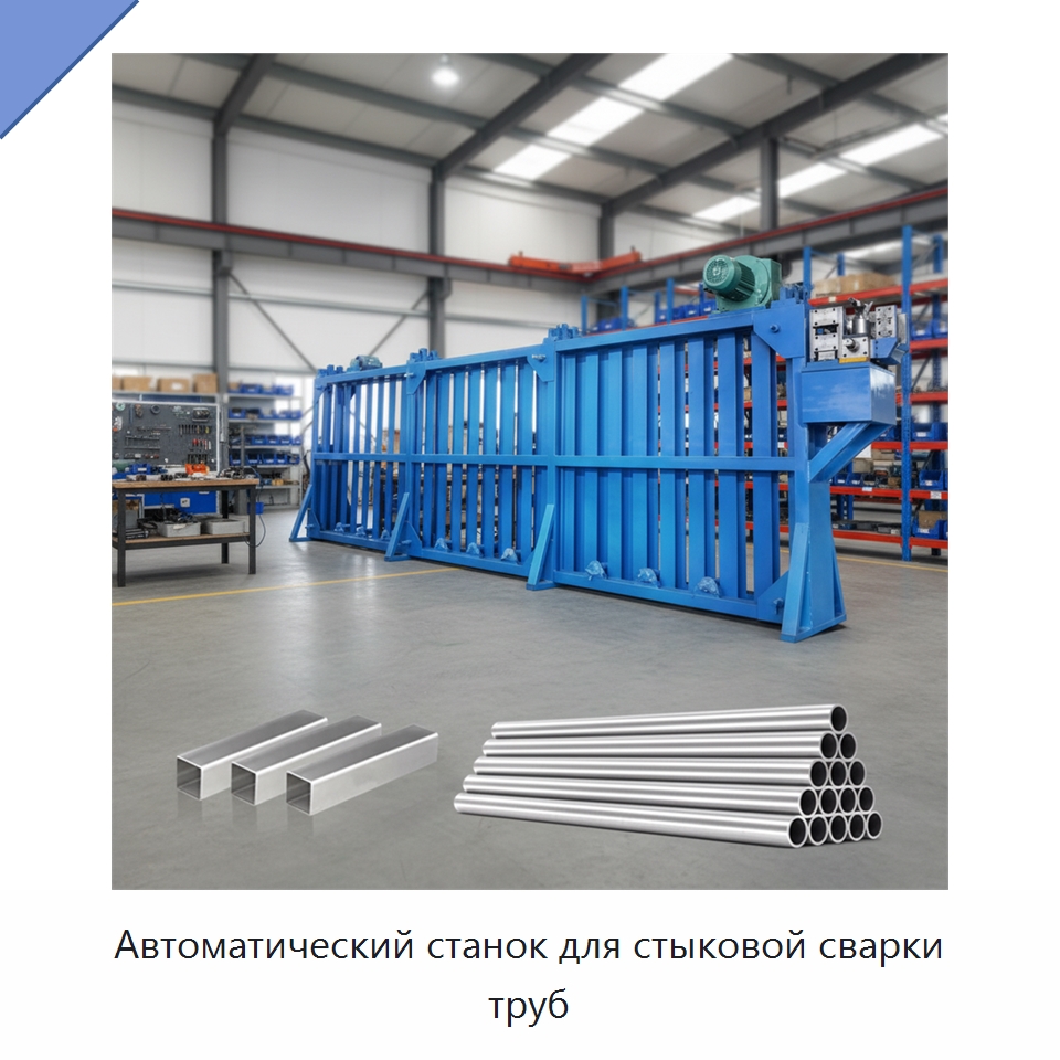 Автоматический станок для стыковой сварки труб — Оборудование для производства труб
